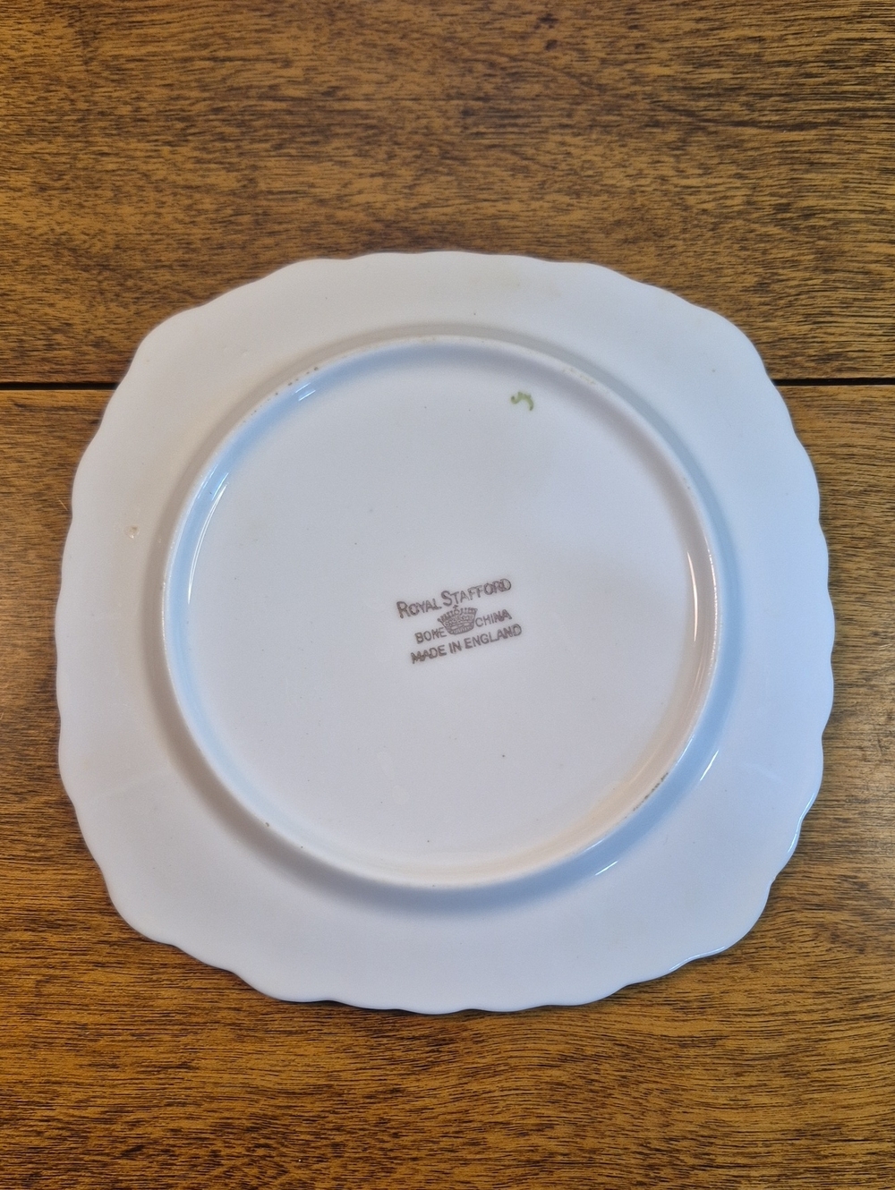 ROYAL STAFFORD Vintage Bone China Pink Scalloped Rose Accent Plate Trinket Plate - Picture 5 of 10